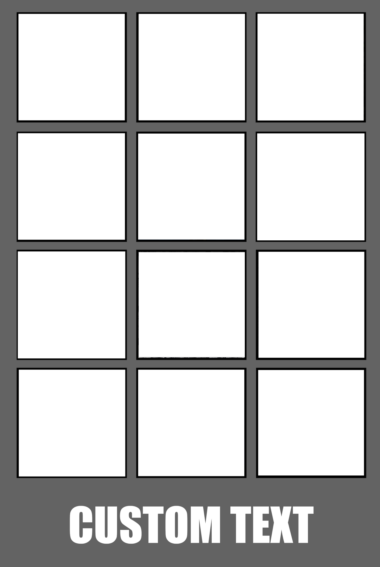CUSTOM 12 Grid Poster (36x24") *Read Description*
